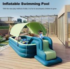 Inflatable Swimming Pool With Water Slide