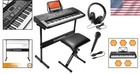 61-key Digital Keyboard Piano Kit With Stand   Bench