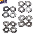 8pcs Involute Gear Cutter Dp20 Dp12 Pa14-1 2 Hss 8h Set 14 5   Tool Dia 55mm