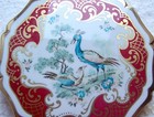 Stratton Powder Compact With Enamel Kingfisher Design Mid Century