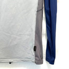 O neill Xl Gray   Blue Skins 6oz 50  Uv Protection Long Sleeve Rash Guard Shirt