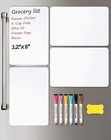 4 Pack Magnetic Dry Erase Board Sheet For Fridge  12 x8  Erasable Refrigerato   