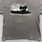 Vintage Keith Kauffman Shirt Mens Xl Gray Racing Sprint Car Short Sleeve Sport