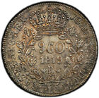 Brazil  Jo  o Vi 960 Reis 1819-r Ngc Au-58  Rio Mint  Overstruck On Other Coin