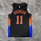 New York Knicks   Jalen Brunson Nba Jersey Swingman Black