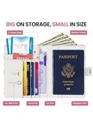 Passport Holder For Travel Essentials Rfid Blocking Leather Cover Wallet