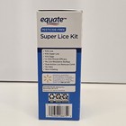 Equate Super Lice Kit  100  Effective On Lice   Eggs  4 05 Fl Oz  Comb Included 