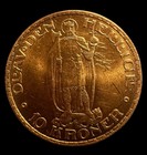 Norway 1910 10 Kroner Gold - Details Scratch- Bargain