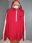 Holloway Chief Industries Logo Pull Over Jacket Red White Hooded Sz Xxl