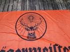 J  germeister Flag Banner 57  X 92  Huge Orange Backdrop Sign Display Bar Pub