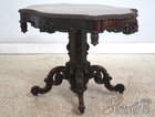 Lf73410  Antique American Victorian Walnut Parlor Table
