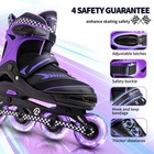 Adjustable Inline Skates For Boys And Girls With Full Light Up Wheels  Outdoo   