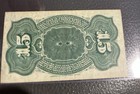 1863  1271  15 Cent Fractional Currency