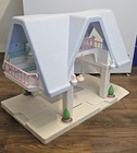 Vintage Little Tikes Dollhouse Large Blue Roof 1989 Mid Century Modern Mcm