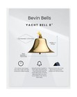 Yacht Bell     Solid Brass 8  Fog Bell   Ship Bell   Boat Bell   Wonderful T