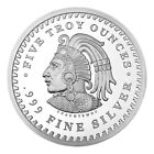 Silver 5 Oz Aztec Calendar Round