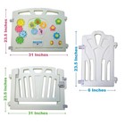 Baby Playpen With Locking Play Gate For Kids 14 Panel Indoor outdoor Play Yard