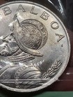 Proof 1966 Panama Large Silver Conquistador Old Vintage Silver Balboa Coin 