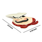 Fat Chef Kitchen Plate  Spoon Rest