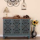3 Doors Accent Cabinet Storage Decorative Cabinet Buffet sideboard Console Table