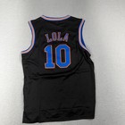 Tune Squad Lola Bunny Jersey  10 Black Space Jam Large New Nwt Basketball