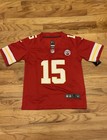 Patrick Mahomes  15 Kc Chiefs Red Kids Jersey Youth Medium Stitched Jersey