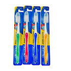 Oral-b Shiny Clean Toothbrushes With Caps  Soft 35  Z Shaped Bristles  4 Pack 