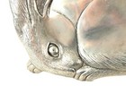 Arthur Court Aluminum Bunny Rabbit Dish Cheese Plate Tray Serving 1988 7 In