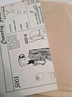 Country Gentleman 5003 Dress Fitted Sewing Pattern Ladies 14 Cut Vtg 1940 s