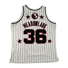 Harlem Globetrotters Rings   Crwns  36 Meadowlark Stitched Retro Jersey Sz Xl 