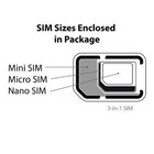 New Straight Talk Bring Your Own Phone  byop  3 Size In 1 Sim Card Kit At t   