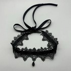 Jwer Lace Flower Choker Necklace For Women Gothic Velvet Collar Waterdrop