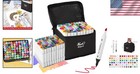 80 Colors Markers Graphic Drawing Painting Alcohol Art Dual Tip Sketch Pens
