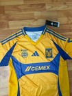 Tigres Uanl 2024 25 Home Soccer Jersey Size Medium 