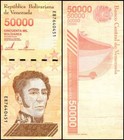 Venezuela 50000 Bolivar  2019  P-111  Used  Million Series X 10 Pcs Usa Seller