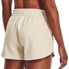 Under Armour Rival Fleece Womens Training Shorts Beige Gym Excerise Workout