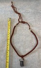 Tibetan Buddhist Working Prayer Wheel Necklace With  Adjustable Cording