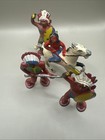 Vtg Manoil Barclay Lead Toy Native American Indian Lot Chiefs  Brave On Horse 