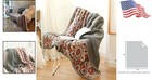Delightful 60   X 50   Floral Sherpa Throw - Ideal For Cozy Evenings   Gifting