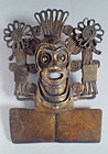 Vintage Inah Mexico Plata 925 Sterling Silver Monte Alban Pectoral Xochipilli