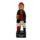 Vintage Hand Carved Wooden Pirate Figurine Biloxi Beach Mississippi Folk Art