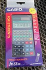 Vtg New Casio Fraction Mate For Students Scientific Calculator  case Included 