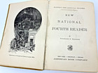 Antique 1884 Hardcover Barnes  New National Readers Number 4 American Book Co
