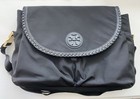 Tory Burch Nylon Black Diaper Bag Messenger Handbag With Changing Pad   