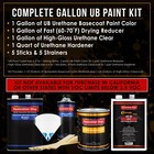 Grabber Blue Gallon Urethane Basecoat Clearcoat Car Auto Paint Fast Kit