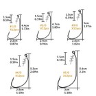 Thkfish 60pcs Fishing Hooks Twistlock Hooks Wist Lock High Carbon Steel With Box