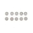 100pcs Metal Lingual Buttons Bondable For Dental Orthodontic Round Mesh Base