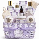 Spa Gift Basket For Women - Birthday Self Care Kit  Relaxation Bath Set