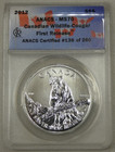2012 S 5 Canadian Wildlife Cougar First Release Anacs Ms70 1oz 9999 Silver W Box