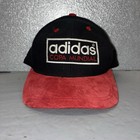 Vintage Adidas Copa Mundial Snapback Hat 90s Black Red Osfa Soccer World Cup